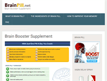 Tablet Screenshot of brainpill.net